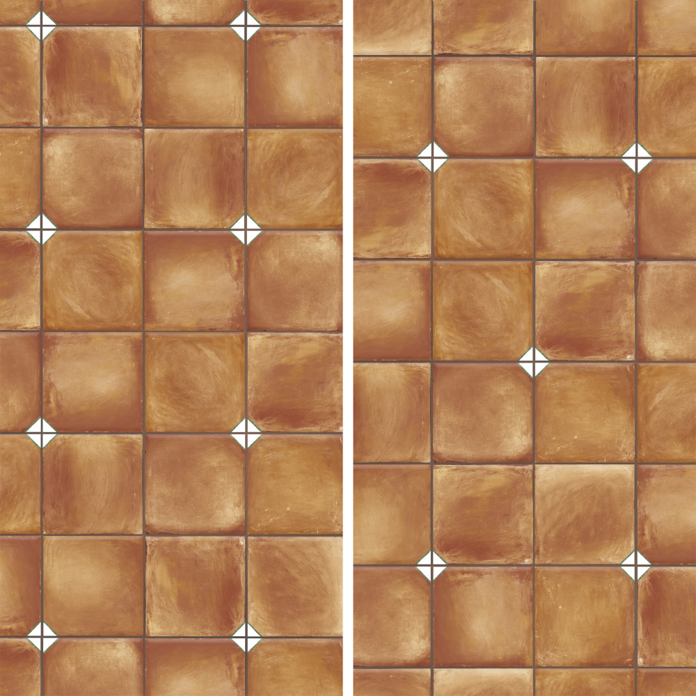 Sentier des Ocres Coin Green 7-7/8 in. x 7-7/8 in. Porcelain Floor and Wall Tile