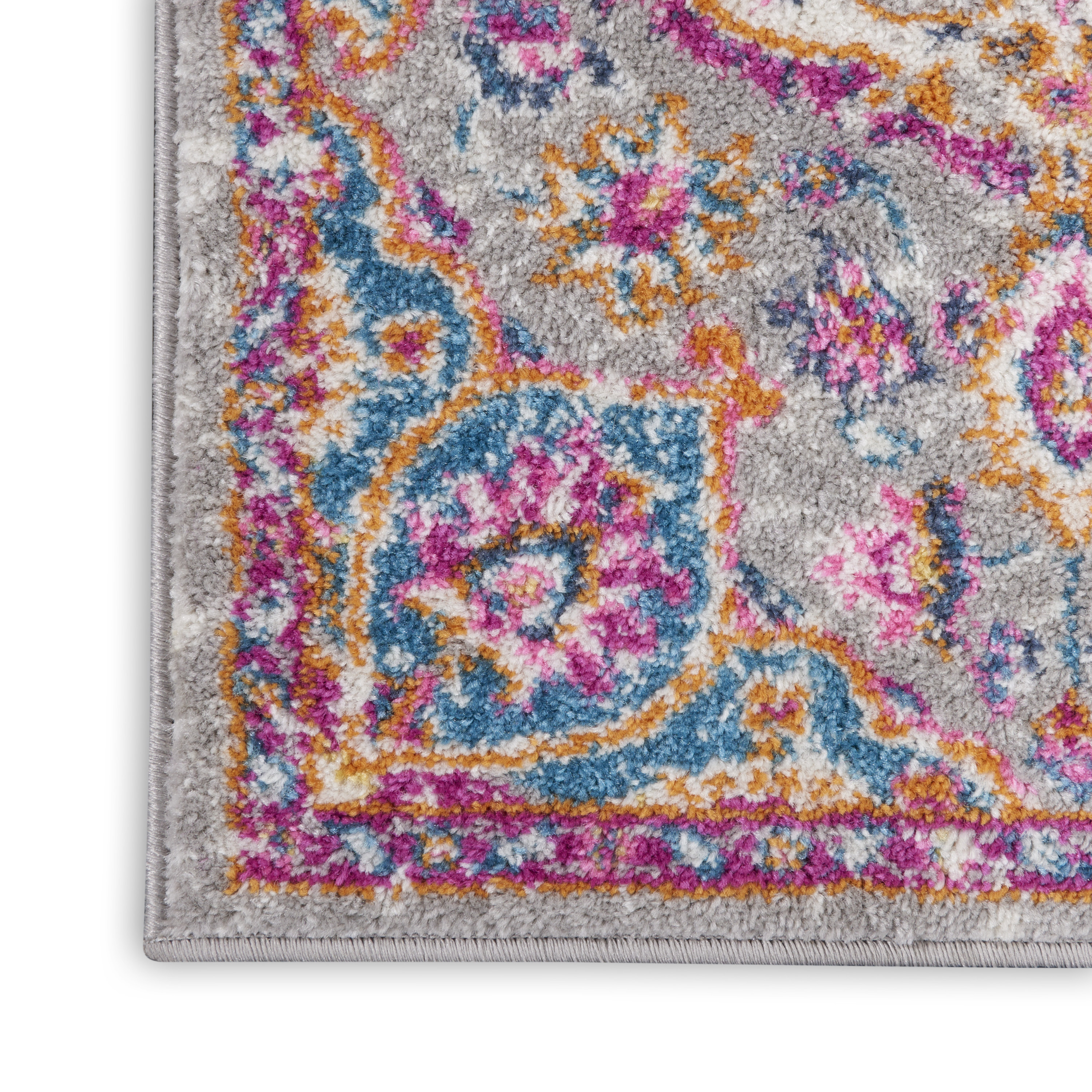 Nourison Passion 1'10" x 2'10" Grey Multicolor Transitional Indoor Rug