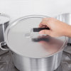 12 ⅜-inch Wear-Ever® flat aluminum cover with dipped handle