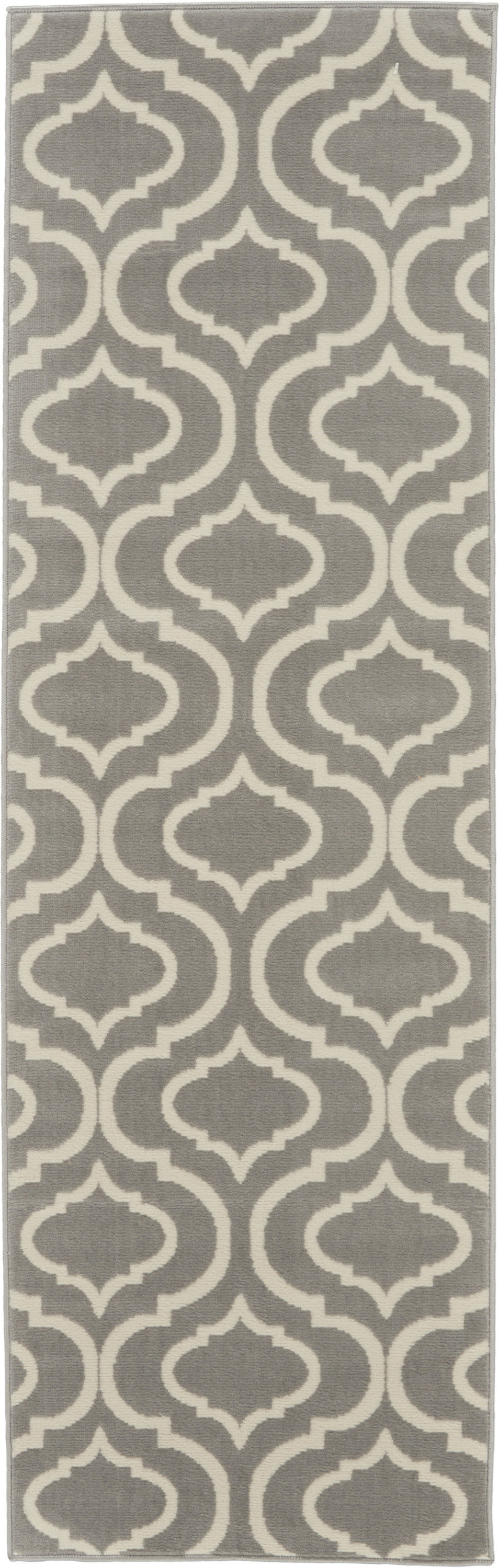 Nourison Jubilant 2' x 6' Grey Contemporary Indoor Rug