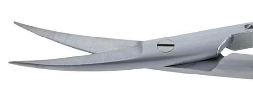 Henry Schein Kelly Scissors, Curved, Smooth Blades, Standard