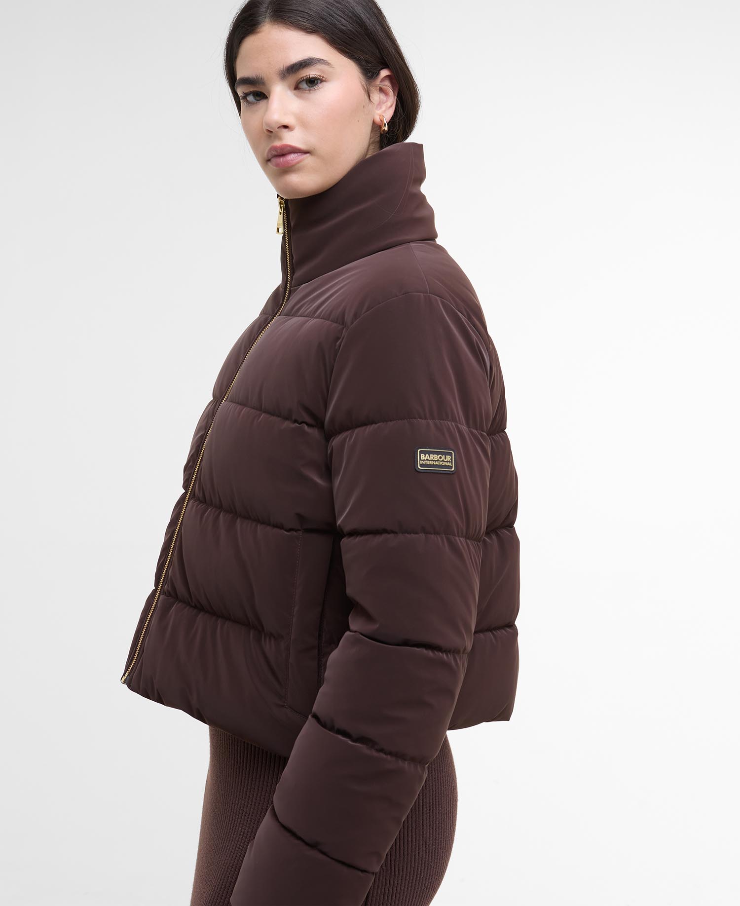 Hudson Faux-Velvet Puffer Jacket image number 3