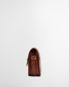 Isla Leather Crossbody Bag Brown
