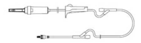 Amsino International Primary Administration Set With 2 Ports