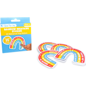 Rainbow Breathing Sticker Class Pack, 25 Stickers
