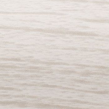 Cream-beige textured wallpaper covering a flat surface, showing subtle horizontal striations and faint mottling; close-up view with soft, even lighting, neutral, no additional elements.