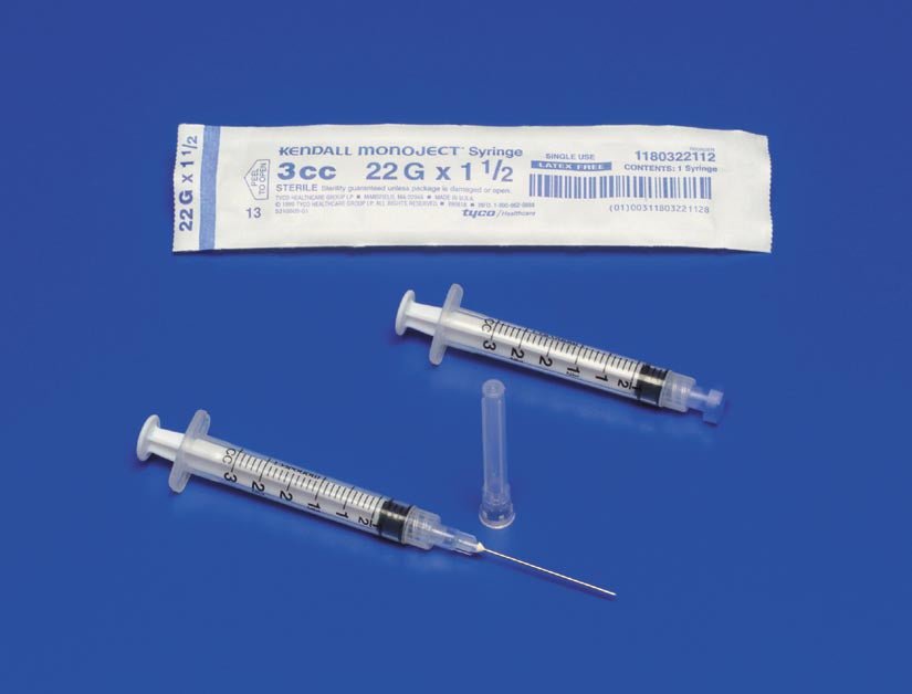 Monoject™ Syringe with Hypodermic Needle