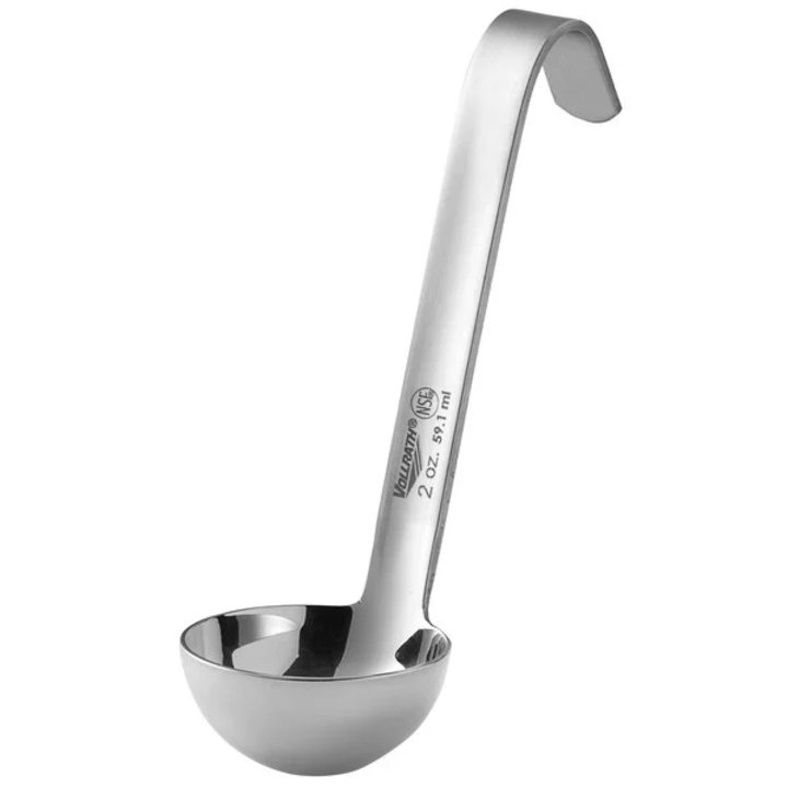 2-ounce one-piece heavy-duty ladle with short handle