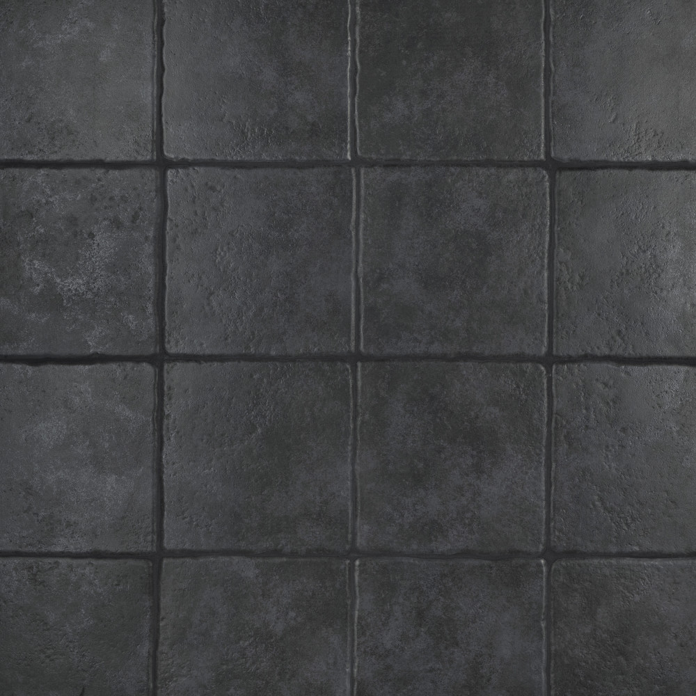 Costa Grafito 7.75x7.75 Square Ceramic Floor and Wall Digital Pattern