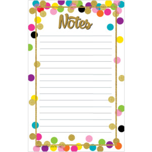 Confetti Notepad