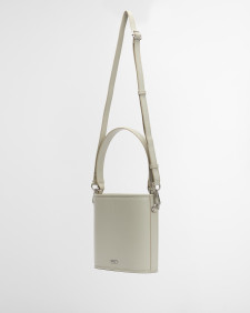 Laire Leather Bucket Bag Light Sand
