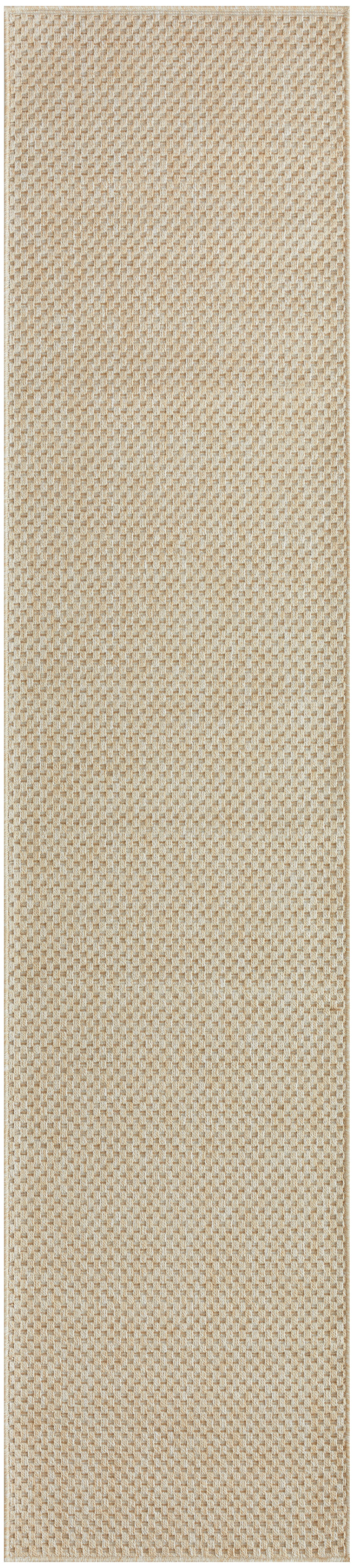 Nourison Tulum 2'2" x 8' Cream Outdoor Rug