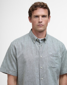 Nelson Regular Short-Sleeved Shirt Olive