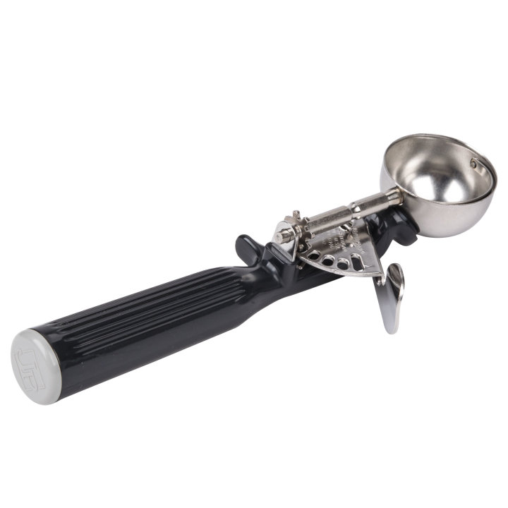 1-ounce one-piece thumb disher with black handle