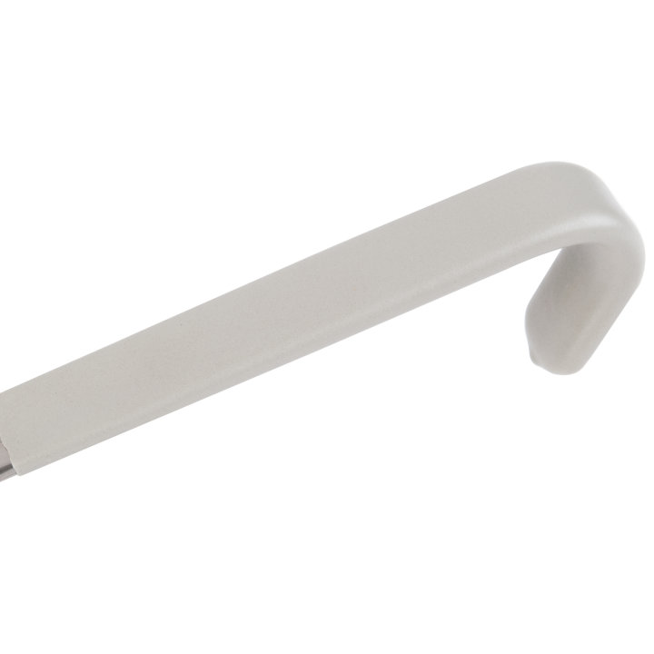 4-ounce one-piece heavy-duty stainless steel ladle with gray Kool-Touch® handle