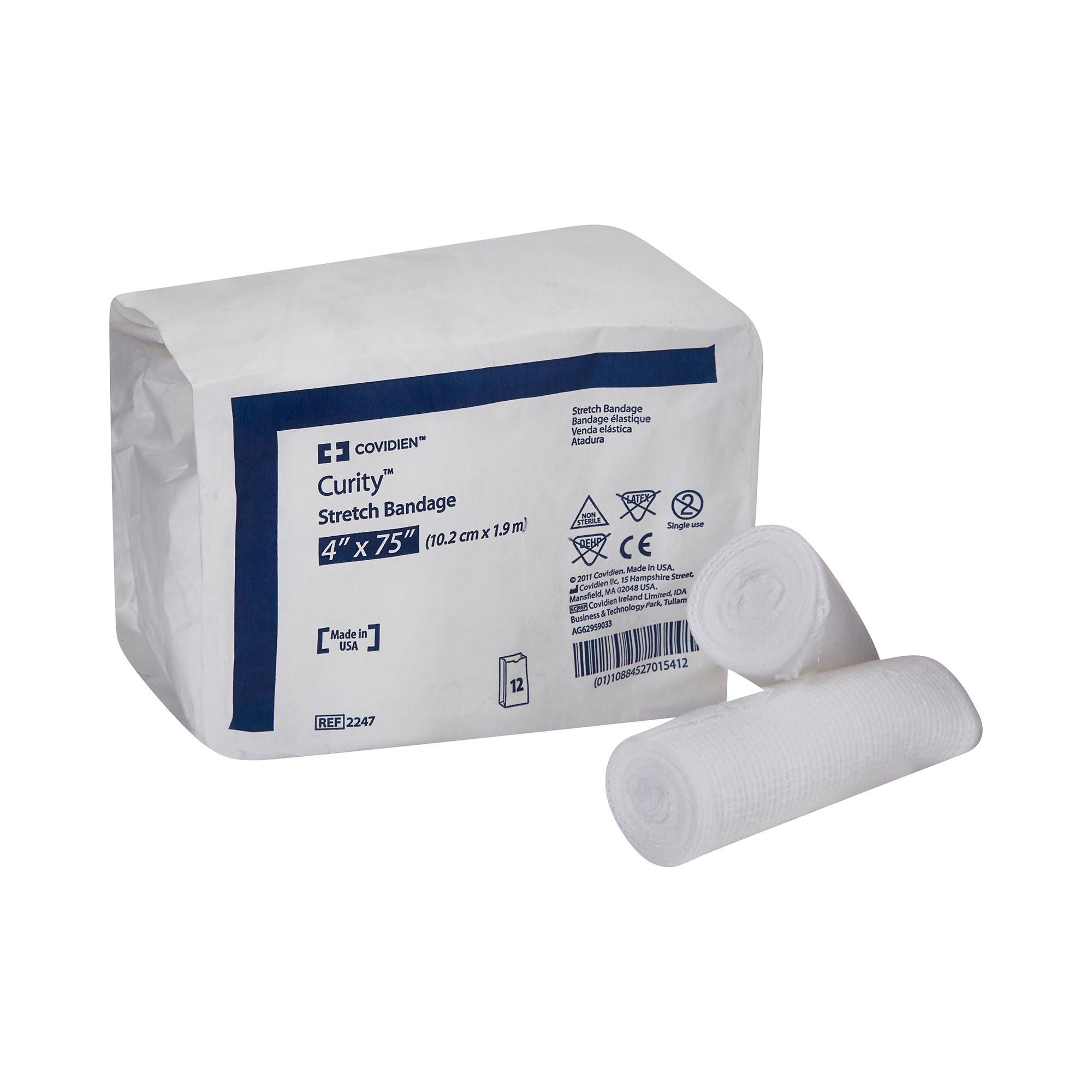Curity™ Conforming Bandage, 4 x 75 Inch, One-Ply