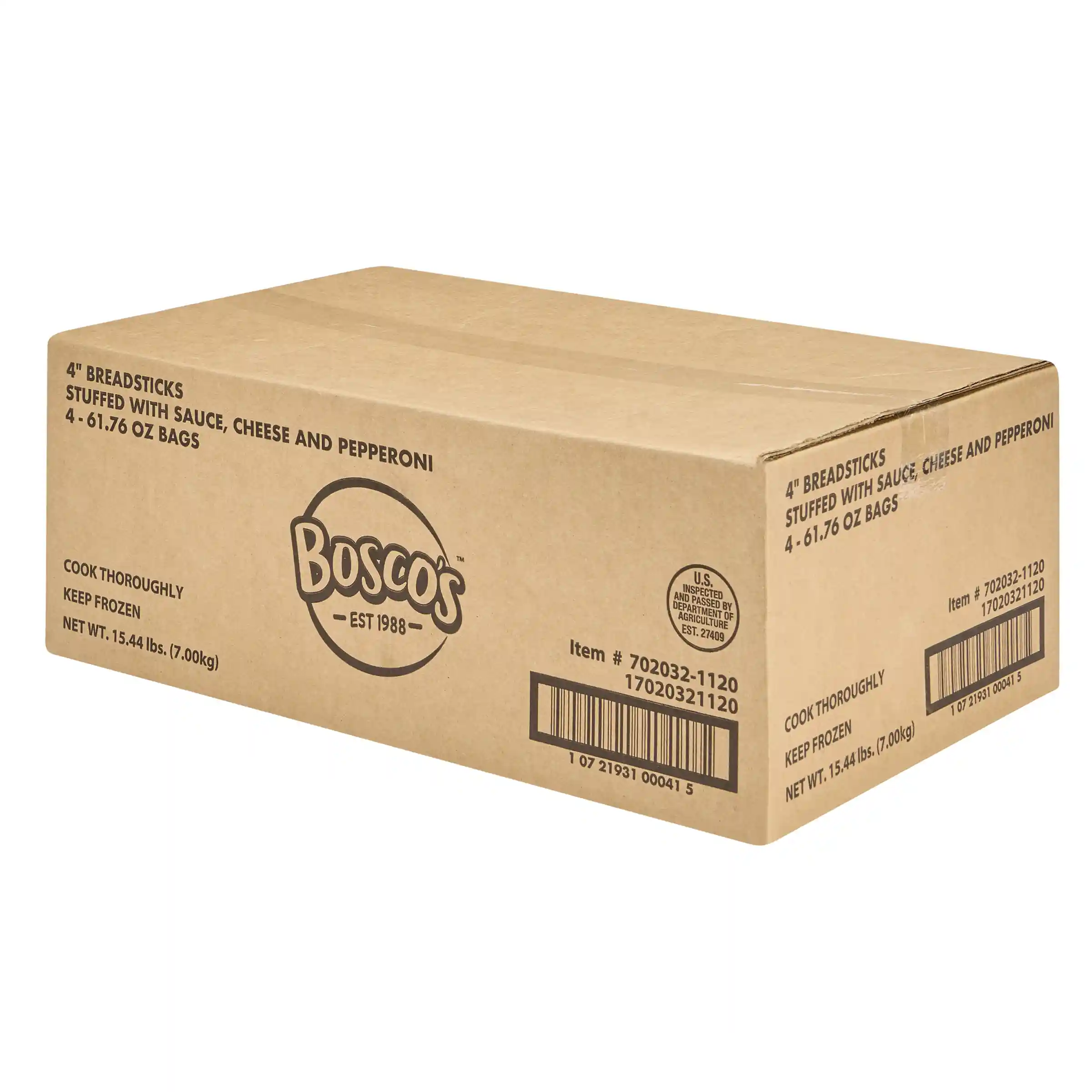 Bosco® 4 Inch Pepperoni, Mozzarella Cheese and Pizza Sauce Stuffed Breadsticks_image_5