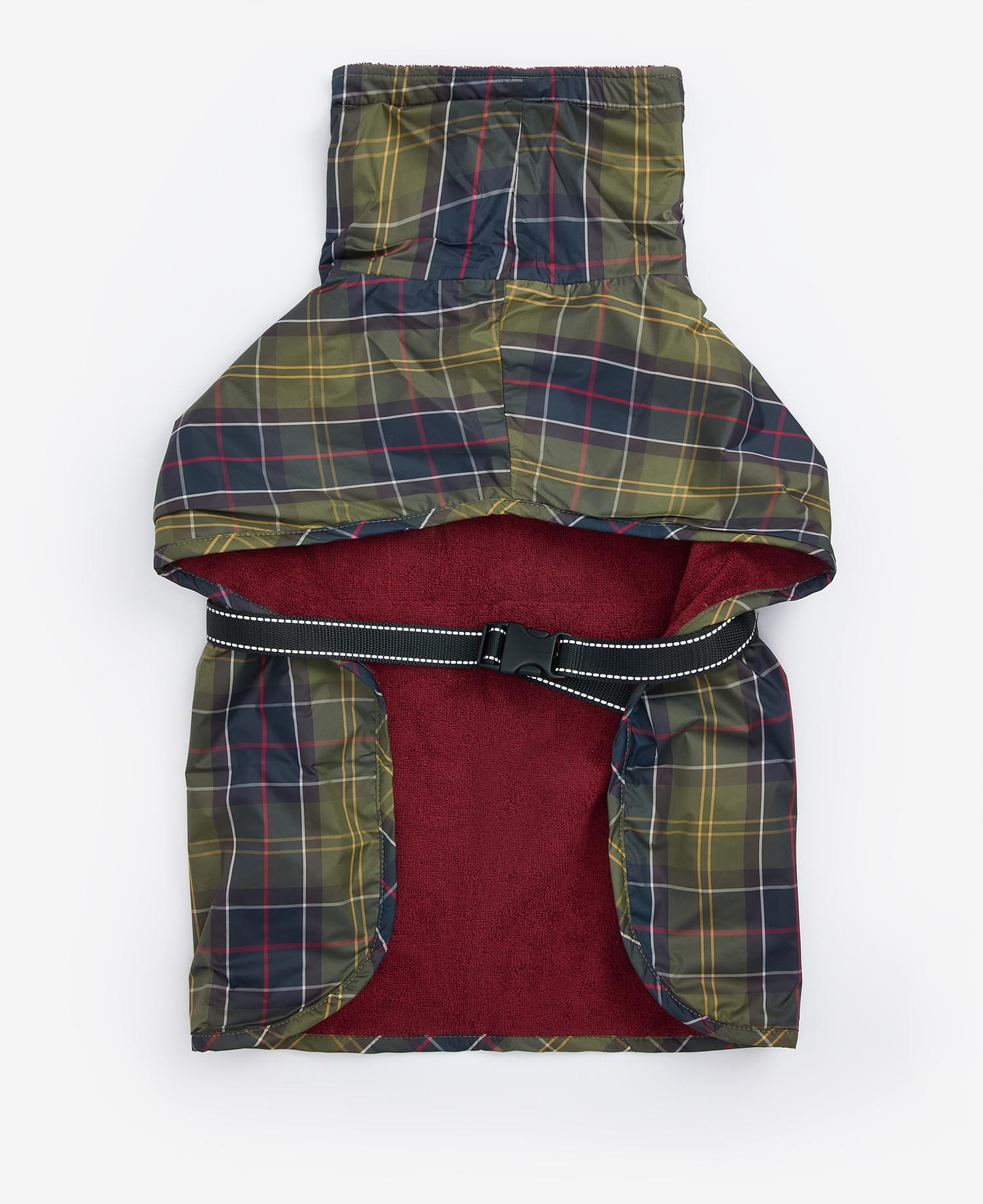 Tartan Dog Drying Robe image number 2