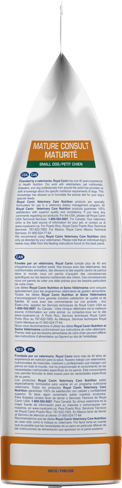Royal Canin Veterinary Diet Canine Mature Consult Small Dog Dry Dog Food