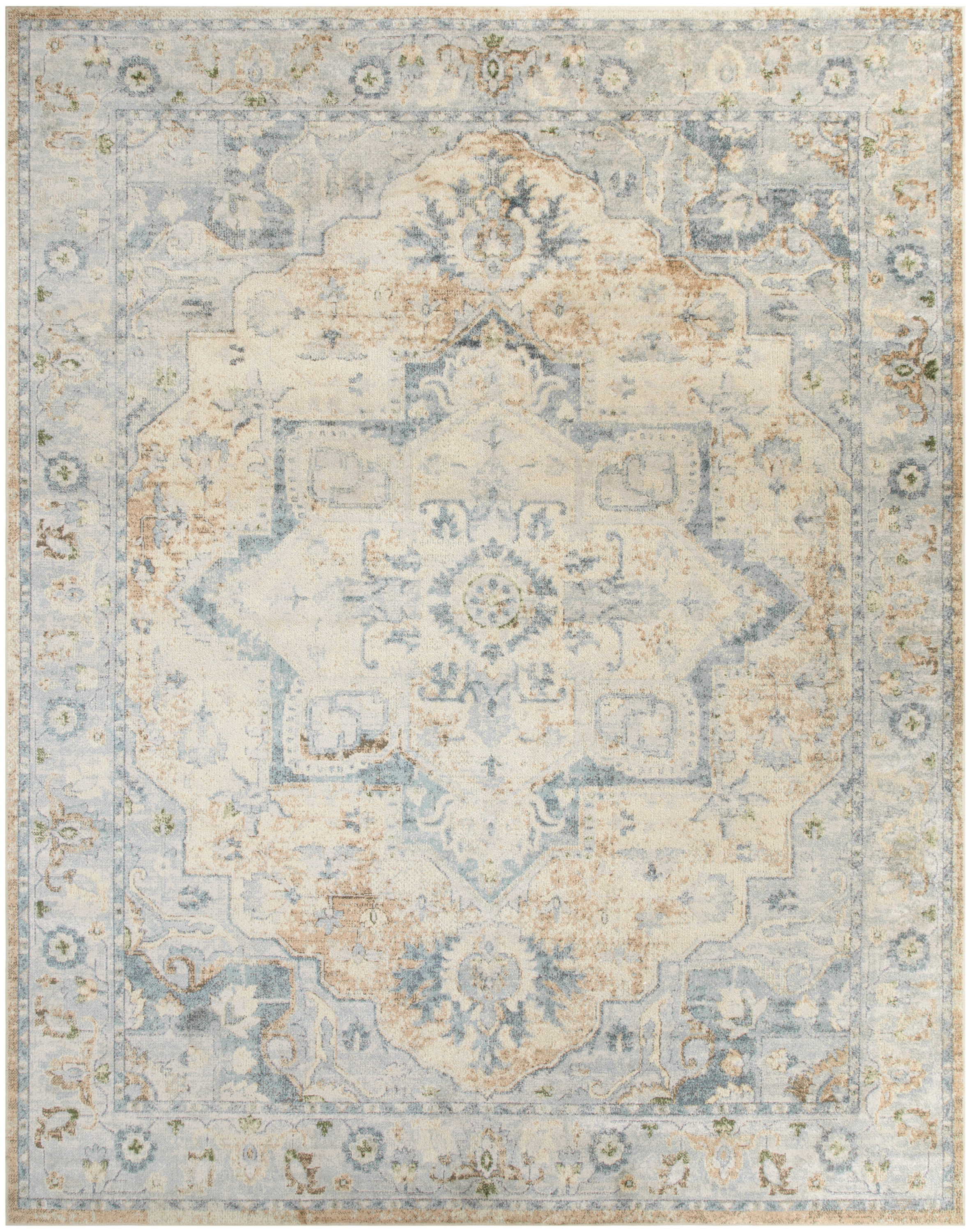94.00" x 120.00" x .25" Astra Machine Washable Turkey N1776