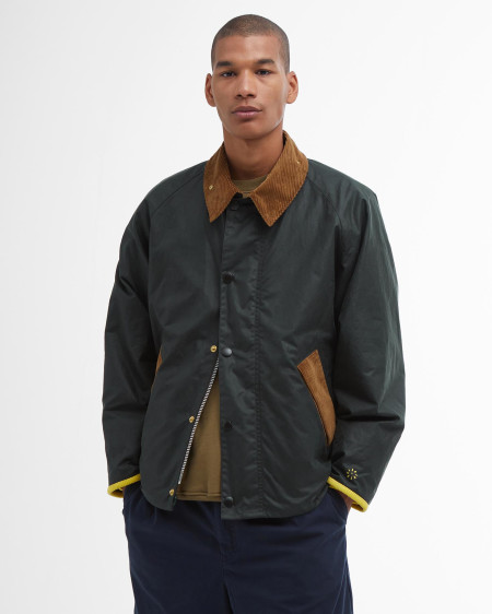 Barbour x Flower Mountain Oversized Transport Waxed Jacket