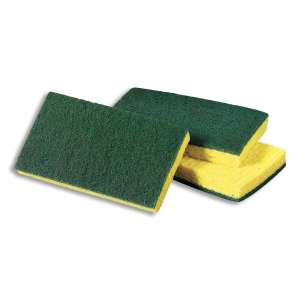 3M, Scrubbing Pad, Cellulose/Nonwoven, Rectangle, 3.6"x6.1"