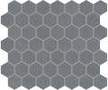 Persia Blue 2×2 Hexagon Mosaic Matte