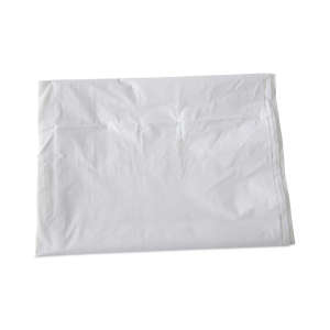 Boardwalk,  LLDPE Liner, 10 gal Capacity, 24 in Wide, 23 in High, 0.5 Mils Thick, White