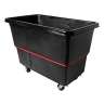 RUB4727BK, Rubbermaid Commercial, Heavy Duty Utility Truck, 27 Cubic Foot with 5 In Corner Casters