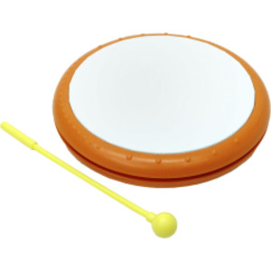8" Plastic Frame Drum with Mallet