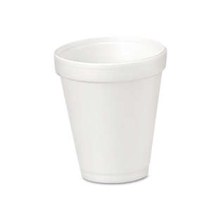 Dart, Foam Drink Cups, 4 oz, White