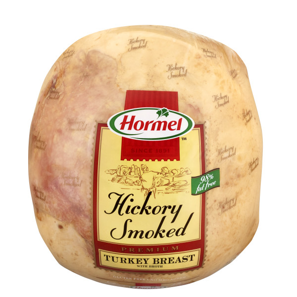 HORMEL(r) Turkey Breast, Hickory Smoked, 2 pc . C1C1 - Front Center In Package (Hi Res)