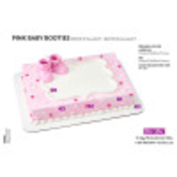 Pink Baby Booties DecoPac