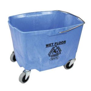 Impact, White®, 35qt, Mop Bucket w/o Wringer, Blue