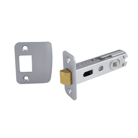 Radius Face Radius Strike Dual Sprung Tubular Latch with 60mm Backset
