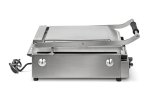 120-volt super-size panini sandwich grill with aluminum flat plates and NEMA 5-15P Plug