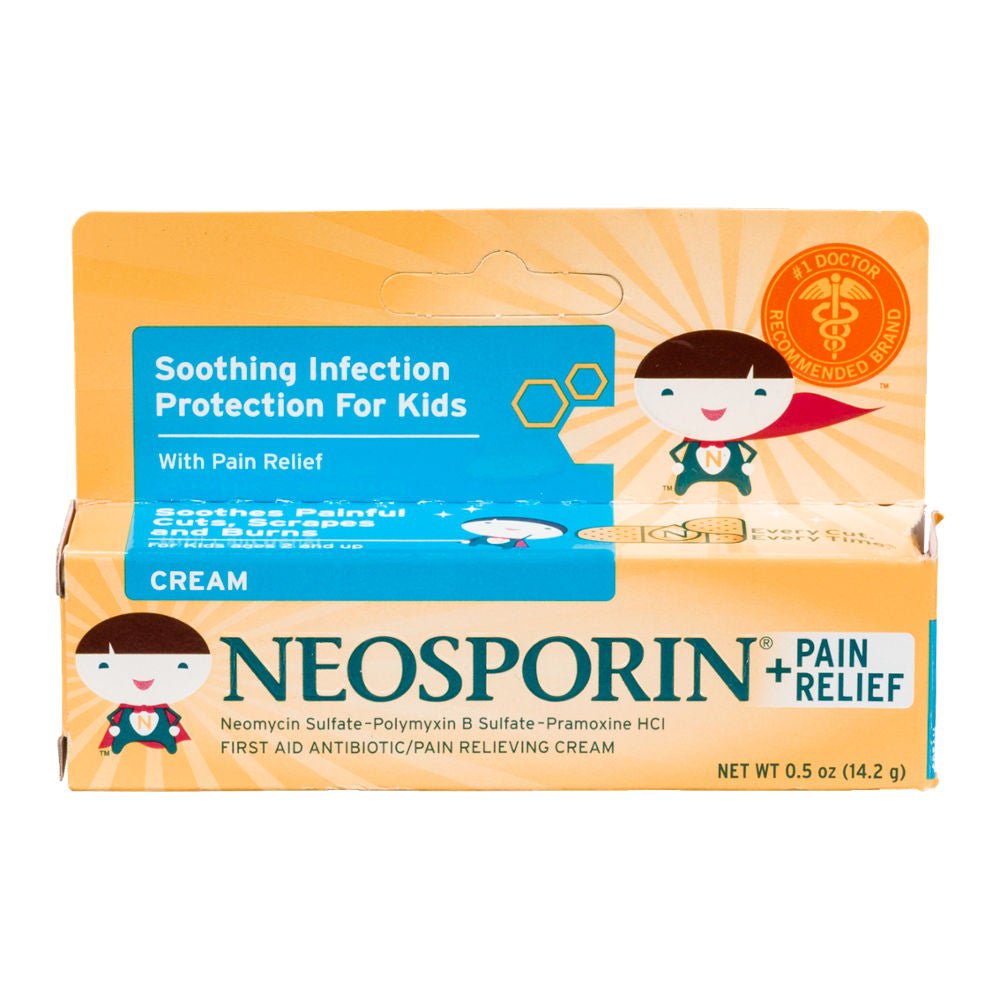 Neosporin® + Pain Relief for Kids First Aid Antibiotic, 0.5 oz. Tube