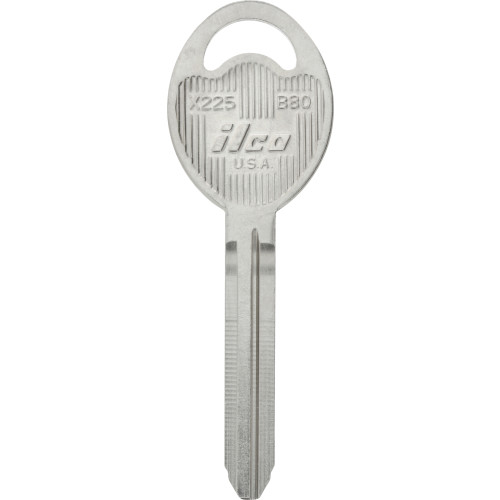 GM Brass Auto Key Blank B 80 Gm brass auto key blank b 80