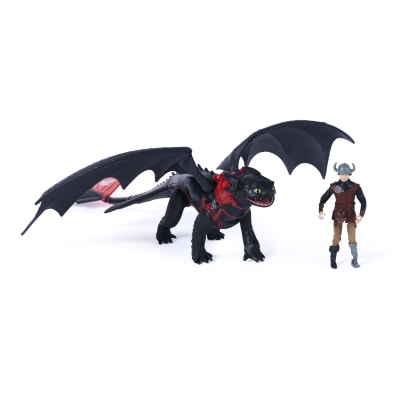 Dreamworks Dragons, How to Train Your Dragon, Toothless & Hiccup, Viking Duo Action Figures, Kids Toys for Boys Ages 4 and up