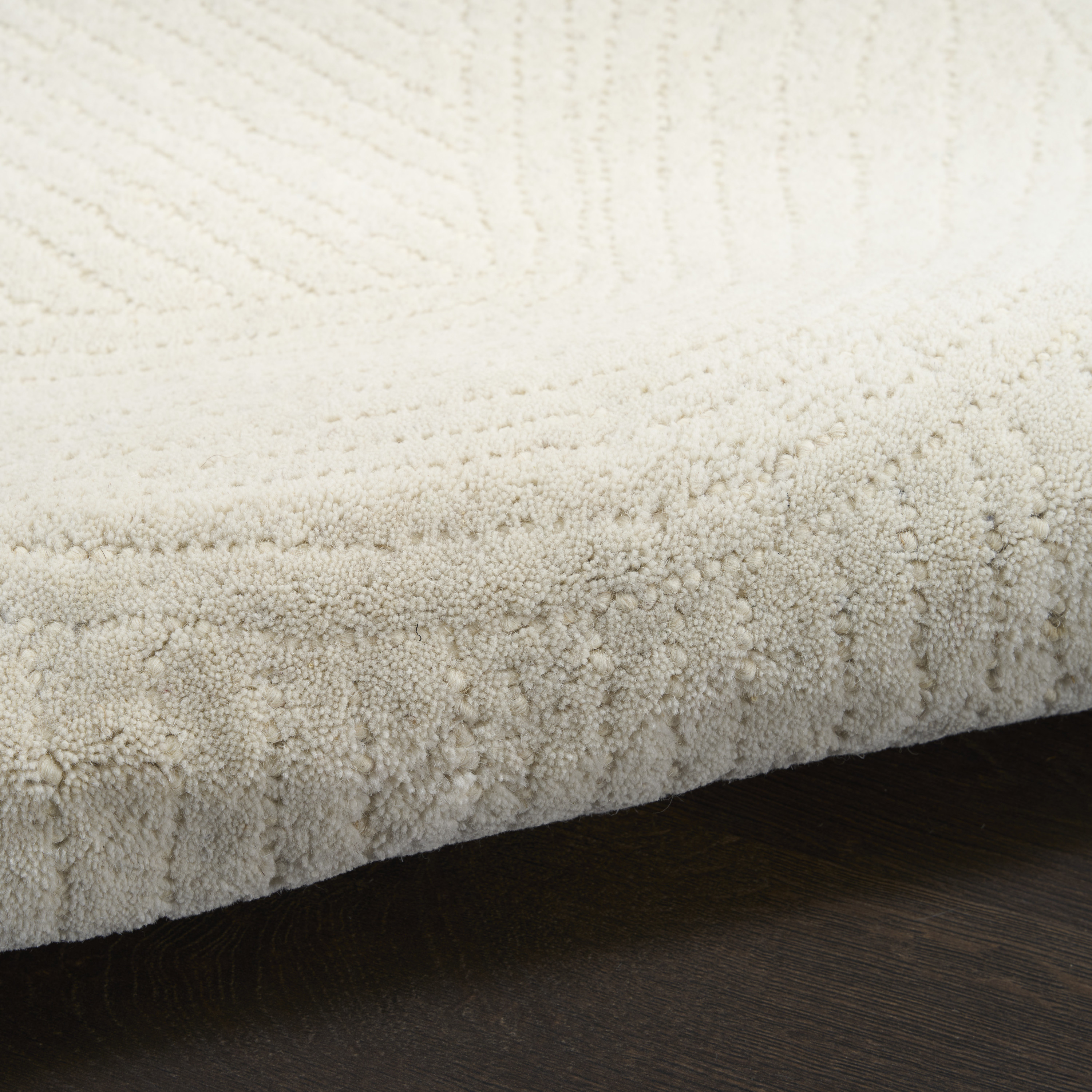 DKNY Pure Patterns 2'3" x 7'6" Ivory Modern Indoor Rug