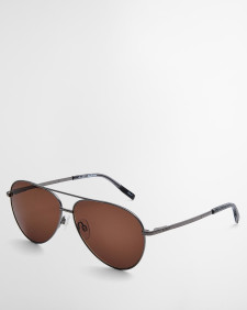 Round Aviator Sunglasses 
