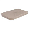 Quazite® Underground Enclosure Cover Polymer Concrete 24 in. W 35.625 in. L 2 in. D Blank With 2 Bolts