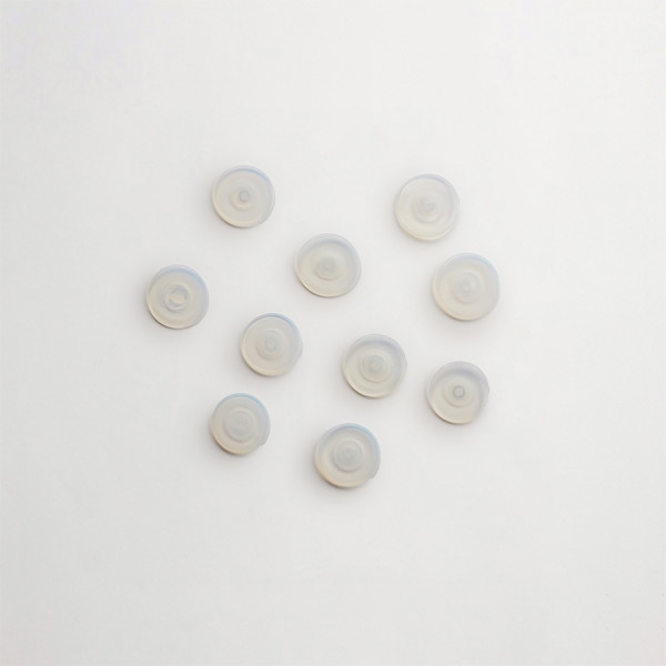 1970s GlassWorks | le Disque | Two Inch | Bianca