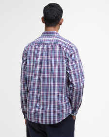 Linford Comfort Tailored Long-Sleeved Shirt Classic Navy