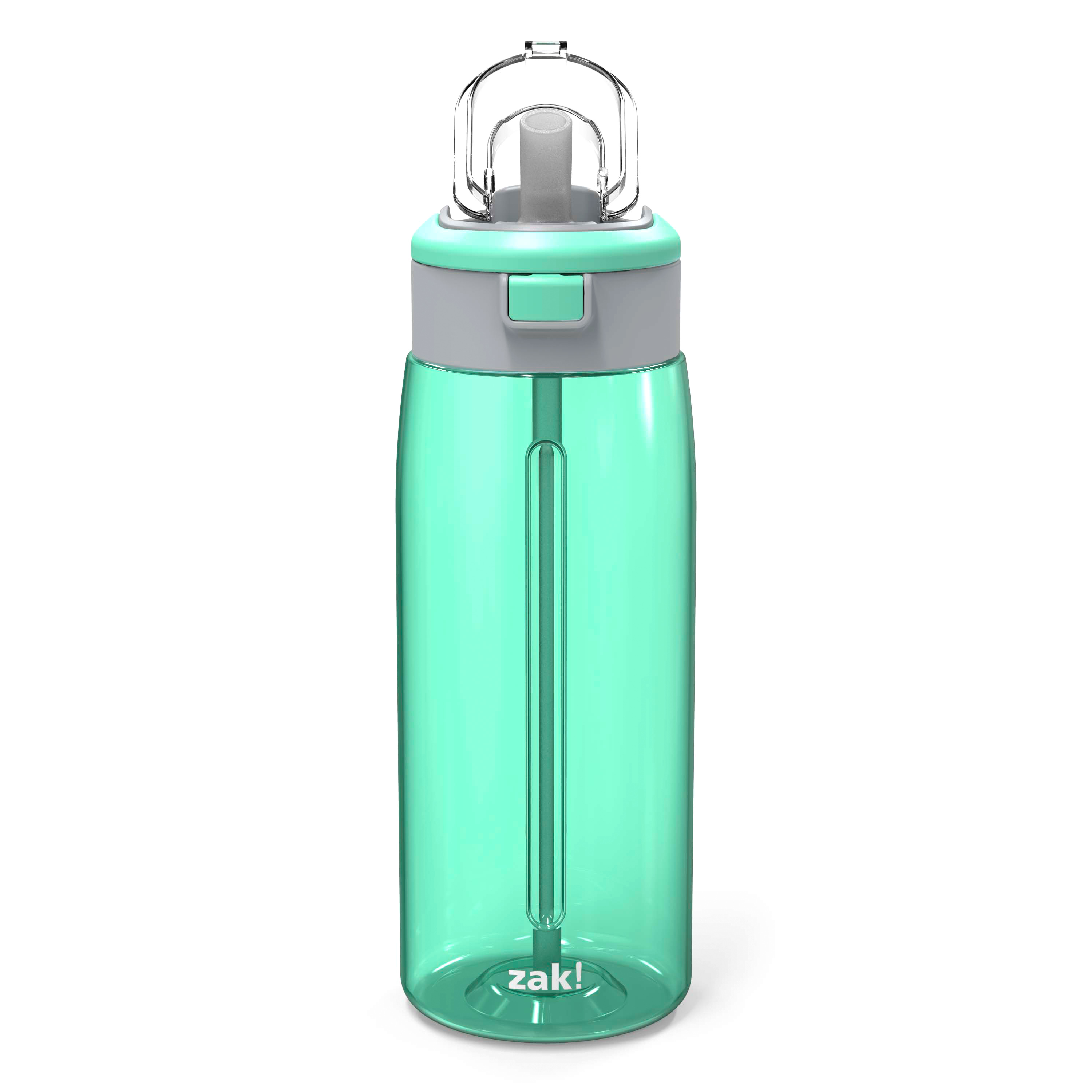 Genesis 32 ounce Reusable Plastic Water Bottle with Interchangeable Spouts, Neo Mint slideshow image 6