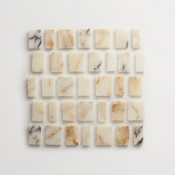 lapidary | rough cut mosaic sheet | calacatta viola (large joint) 