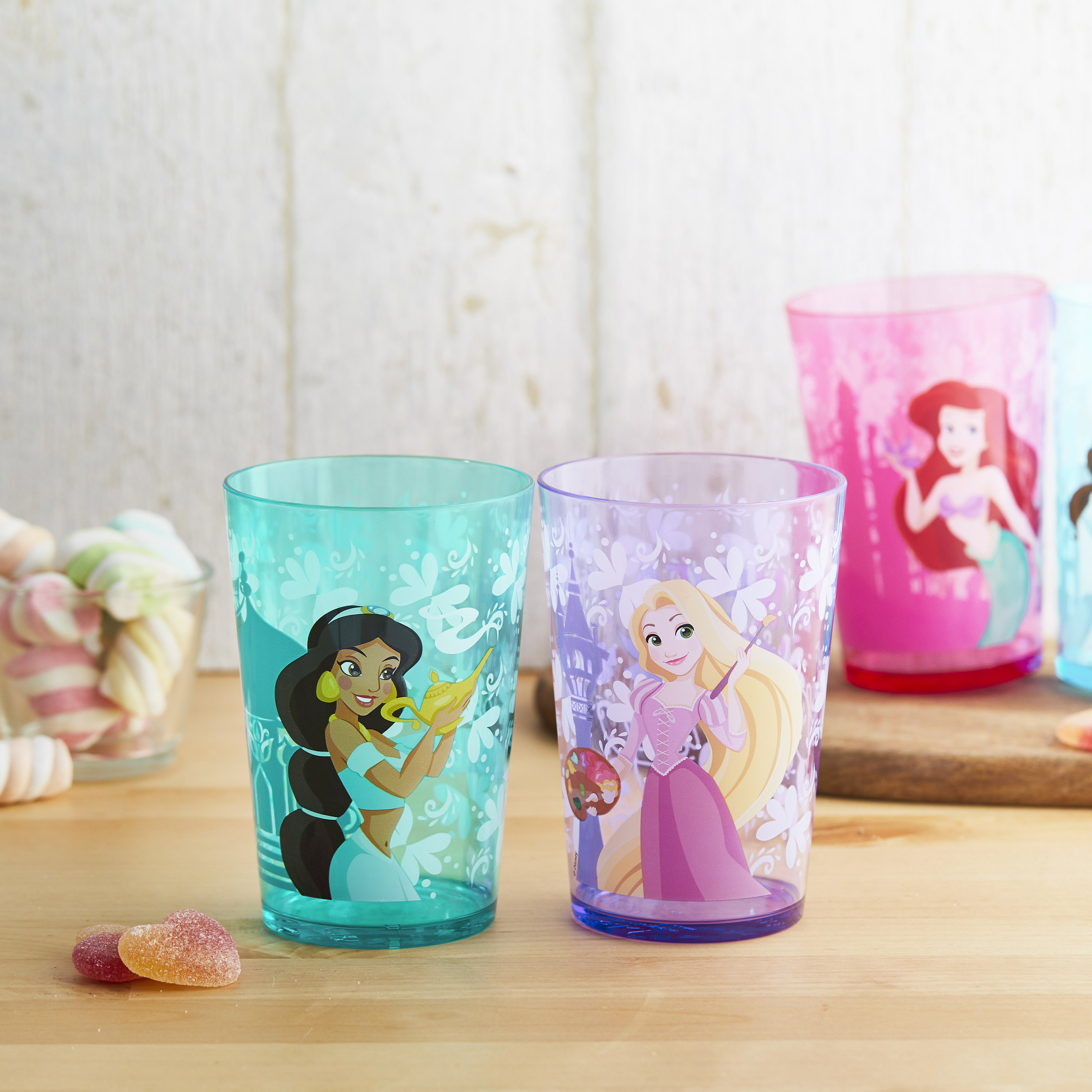 Disney Princess Tumbler, Princess Ariel and Friends, 4-piece set slideshow image 2 Disney Princess Tumbler, Princess Ariel and Friends, 4-piece set slideshow image 2