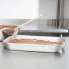 3 ½-quart stainless steel bake and roast pan in natural finish