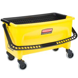 Rubbermaid Commercial, HYGEN™, 20qt, Charging Bucket, Yellow