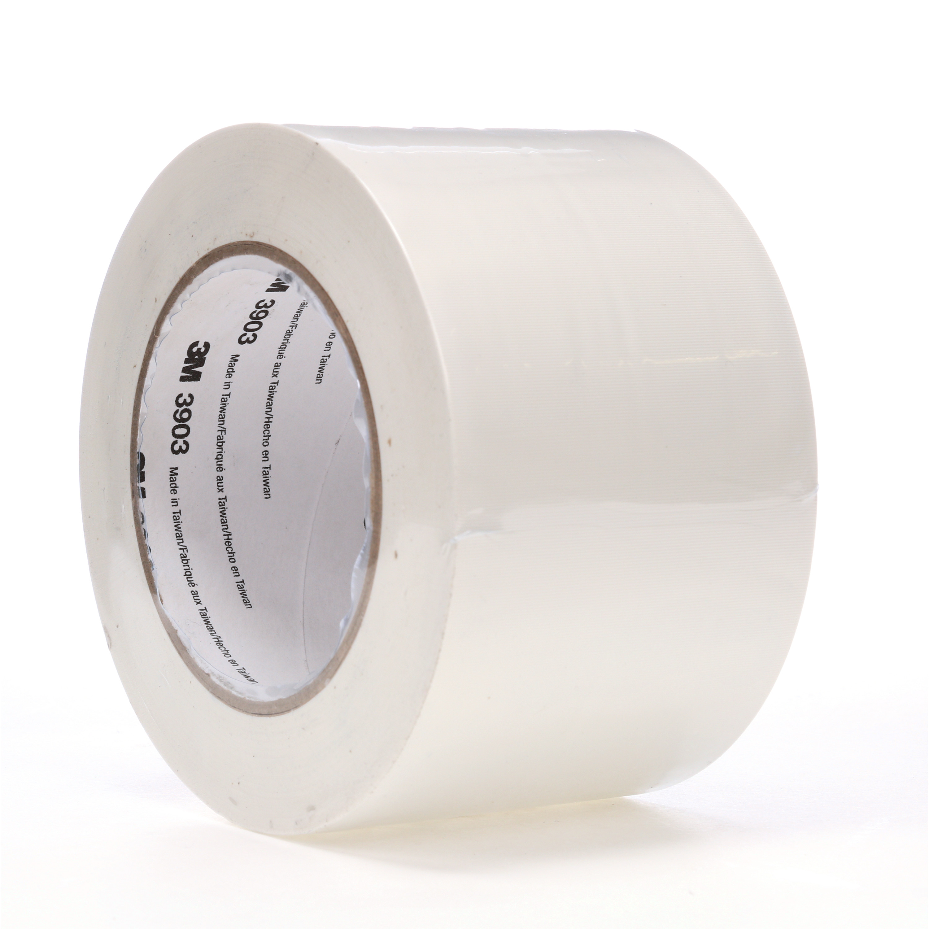 3M™ Vinyl Duct Tape 3903, White, 3 in x 50 yd, 6.5 mil, 18 Roll/Case, Individually Wrapped Conveniently Packaged